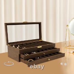 Knife Display Case, Knife Storage Box, 3-Tier Knife Display Case Organizer