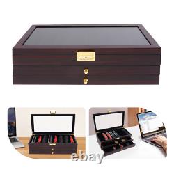 Knife Display Case, Knife Storage Box, 3-Tier Knife Display Case Organizer