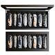 Knife Display Case Organizer storage 8 pocket knives, Folding Knife Holder wi