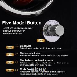 LED Automatic 12 Watch Winder LCD Touch Screen Display Case Storage Organizer US