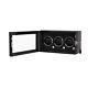 LED Light Automatic Rotation 3 Watch Winder Storage Display Case Box Quiet Motor