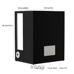 LED/RGB Automatic 6 Watch Winder Fingerprint 6 Watches Storage Display Case Box