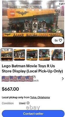 LEGO Batman Store Display Rare Find #6192652 Mod#E321427Case OnlyCareful