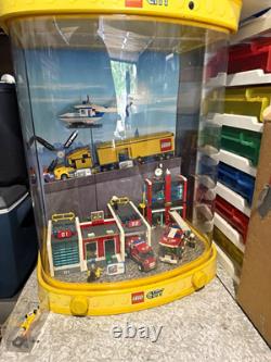 LEGO City Display Case Storage Container 4327, 6 Capacity, YellowithClear 18