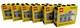 LEGO Storage Product 40650603X6 Minifigure Display Case 8 (Pack of 6) Black NEW