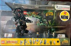 LEGO THE NINJAGO MOVIE? STORE DISPLAY CASE-Sets 70612 & 70613? WithLIGHTS