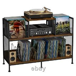 LP Vinyl Record Storage Cabinet Album Display Rack Shelving Book Case Cube Craft