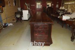 Large Antique Country Store Counter-kitchen Island