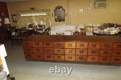 Large Antique Country Store Counter-kitchen Island