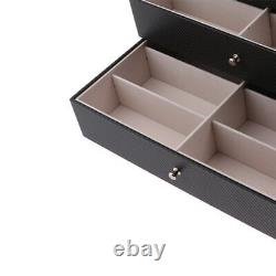 Large Capacity Storage Box Three-layer Glasses Watch Display Box Case Organizer