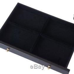 Large Jewellery Box wooden jewelry organizers storage display case ring necklace