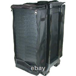 Large Jewelry Display Rolling Carrying Case With 17 Trays