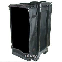 Large Jewelry Display Rolling Carrying Case With 17 Trays