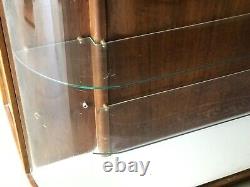 Large Rare Antique Wooden Glass Showcase Display Hardware Store Furniture