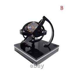 Leather Storage Display Case Box Gift Automatic Rotation Single Watch Winder Box