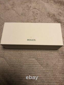Leather Watch Case Rolex Empty Box Display Storage 10x4 inches Unused Rare Japan