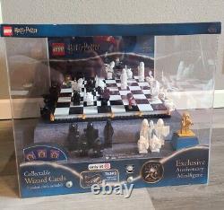 Lego 76392 Hogwarts Wizard's Chess Target Store Promo LED Display Case