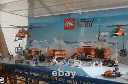 Lego City Arctic 60033 60034 60035 60036 Store Display Case