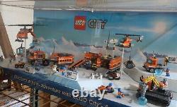 Lego City Arctic 60033 60034 60035 60036 Store Display Case