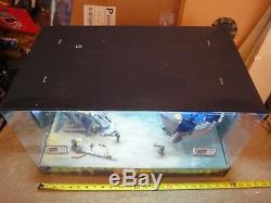 Lego Star Wars lighted store display case 75043 AT-AP, 75042 Droid Gunship. Rare