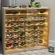 Lighted 7-Tier Wall-Mounted Display Case for 42 Diecast Cars