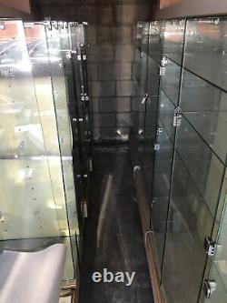 Liquidation Retail Shop Store Glass Display Cases Slat Board Pick Up CA, 92509