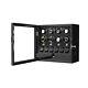 Lockable Automatic Rotation 8 Watch Winder Display Case With Jewelry Storage