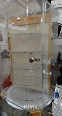 Locking Rotating Jewelry Display Case Retail Store EXCELLENT! $100 (Redlands)