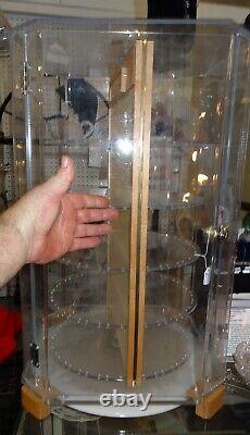 Locking Rotating Jewelry Display Case Retail Store EXCELLENT! $100 (Redlands)