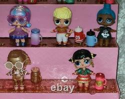 Lol Surprise 140 Piece Lot Pop Up Store Display Case Storage Pets Dolls & Extras