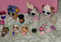 Lol Surprise 140 Piece Lot Pop Up Store Display Case Storage Pets Dolls & Extras