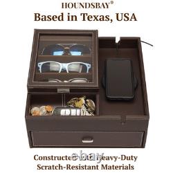 Lookout Sunglasses and Eyeglasses Organizer with Storage Display Case, Dresse