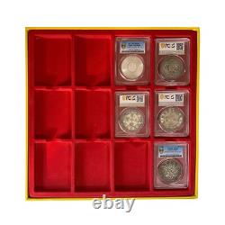 Lot Cardboard Display Storage Box Case for 12Certified PCGS NGC Coin Slab Holder