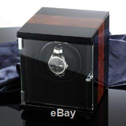 Luxury Deluxe quality Automatic Single Watch Winder Box / Display Case Storage