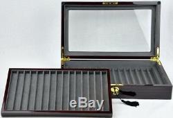 Luxury Display Pen Collection/Storage Case for 30 Pens-model PenPro-30RWRG