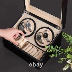 Luxury Premium Automatic Rotation Storage Display Case Watch Winder Box Brand