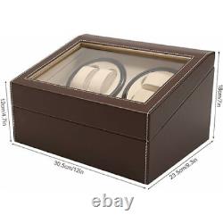 Luxury Premium Automatic Rotation Storage Display Case Watch Winder Box Brand