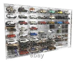 Matchbox Hot Wheels 1/64 Car Storage Display Case Wall Hanging Cabinet 56 Slots