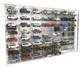 Matchbox Hot Wheels 1/64 Car Storage Display Case Wall Hanging Cabinet 56 Slots