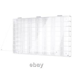 Matchbox Hot Wheels 1/64 Car Storage Display Case Wall Hanging Cabinet 56 Slots
