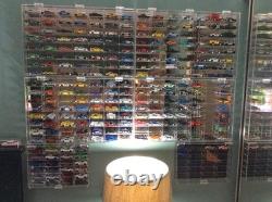 Matchbox Hot Wheels 1/64 Car Storage Display Case Wall Hanging Cabinet 56 Slots
