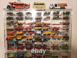 Matchbox Hot Wheels 1/64 Car Storage Display Case Wall Hanging Cabinet 56 Slots