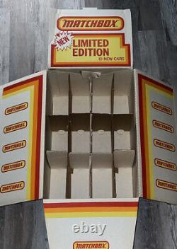 Matchbox Superfast Roman Numeral Original Store Floor Display Case Box No Cars