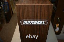 Matchbox store display case with cars-RARE