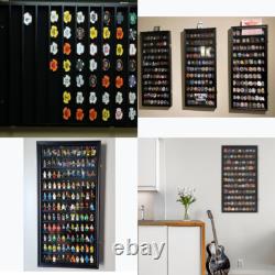Medals Challenge Coins Display Case Cabinet Poker Chips Storage Mini Figurines