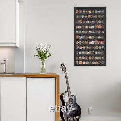 Medals Challenge Coins Display Case Cabinet Poker Chips Storage Mini Figurines