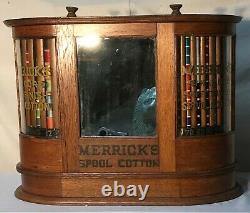 Merrick Twin Revolvng Turbine Sewing Thread Spool Cabinet, General/country Store