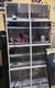 Metal Countertop Retail (Meijer) Display Cases, Sliding Glass Doors, AdjShelves