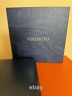 Mikimoto Pearl Necklace Jewelry Case Storage Gift Display Box