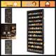 Military Challenge Coin Display Case & Poker Chip Holder Wall Cabinet Rack 29x16